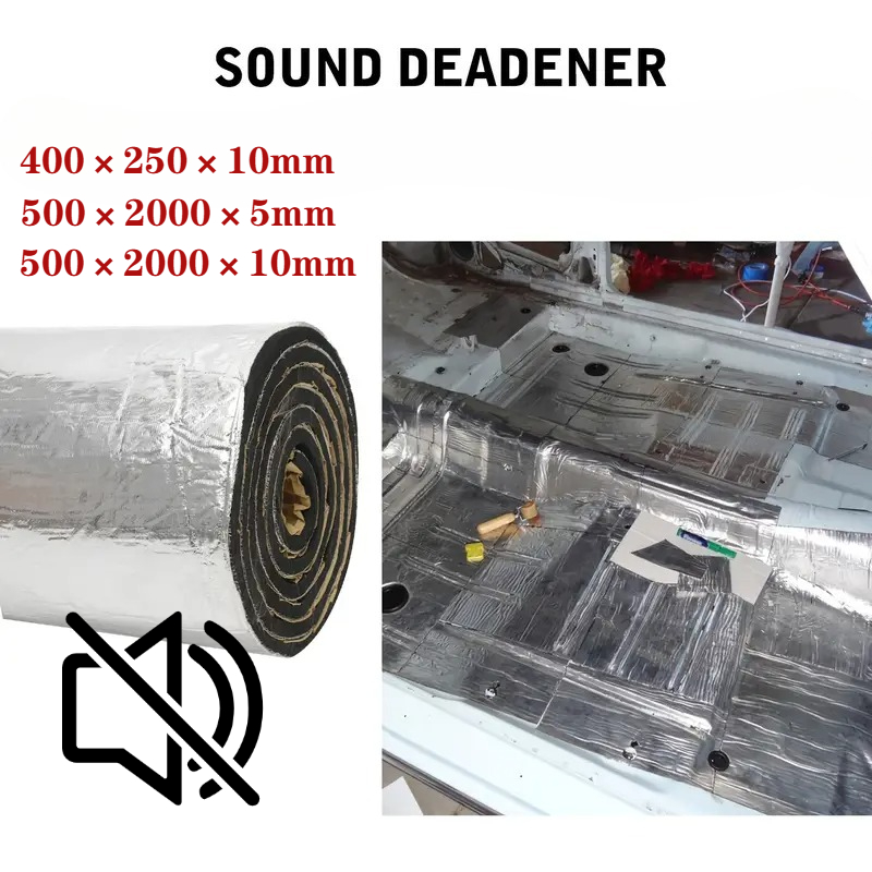 Car Audio Sound Deadening Mat - 2000*500/250*400mm 5/10mm Tappetino acustico per auto