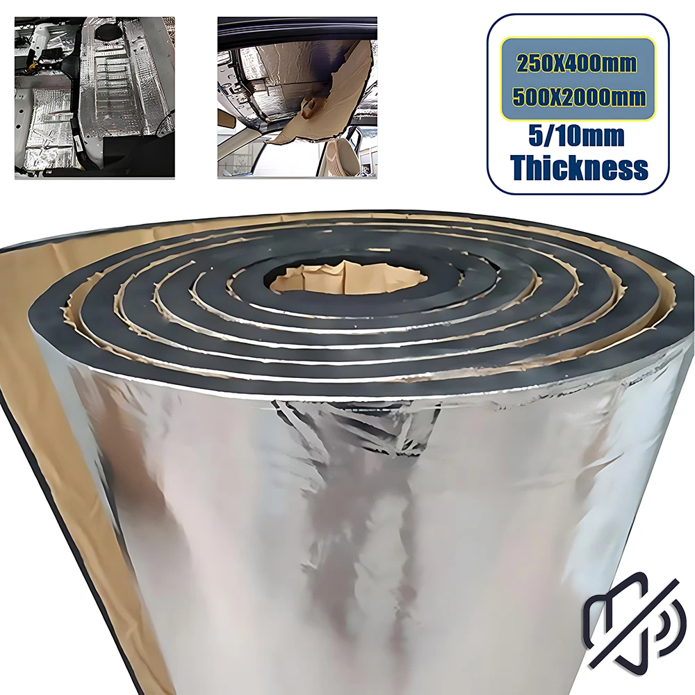 Car Audio Sound Deadening Mat - 2000*500/250*400mm 5/10mm Tappetino acustico per auto
