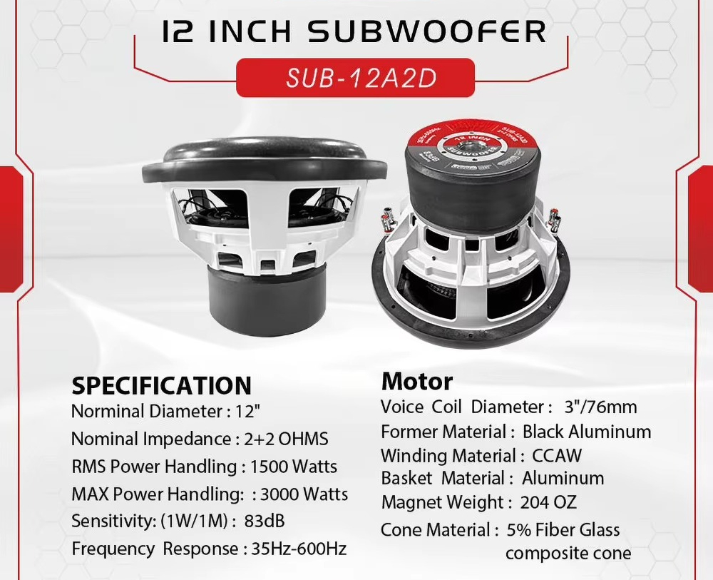 Subwoofer per Auto da 12 Polli - Car Subwoofer 12 Inch 1500W recensione e prezzo