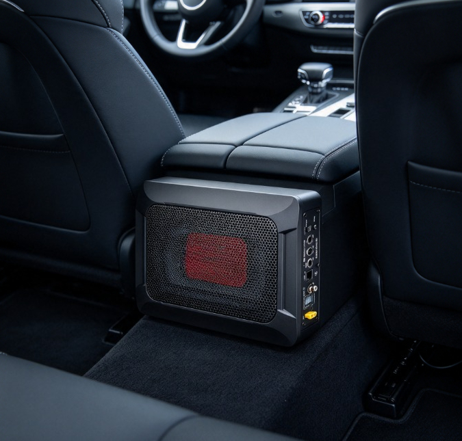 NBF618S Subwoofer Attivo Sotto - Under Seat Subwoofer Slim 8 Inch recensione e prezzo