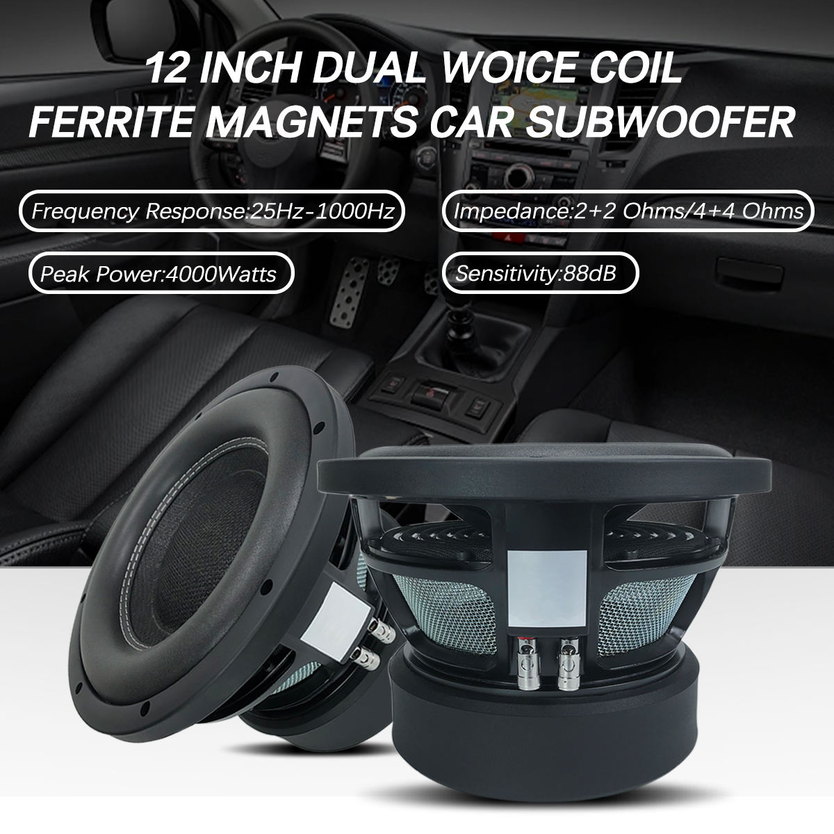Subwoofer per Auto da 12 Polli - Car Subwoofer 12 Inch 1500W recensione e prezzo