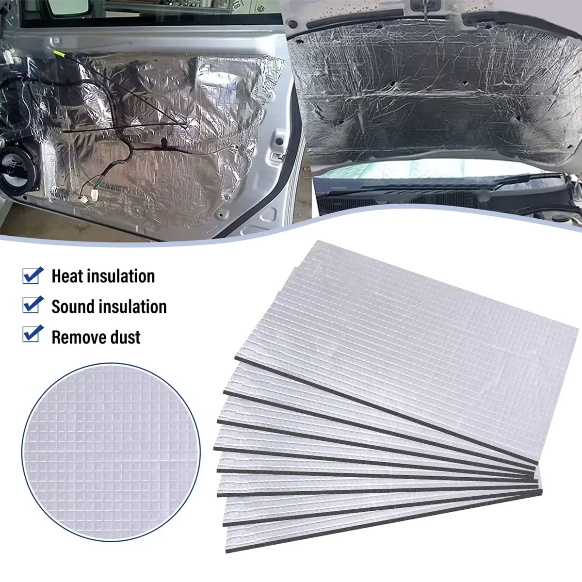 10 pz Auto Van Sound Deadener  - Car Audio Sound Deadening Mat recensione e prezzo