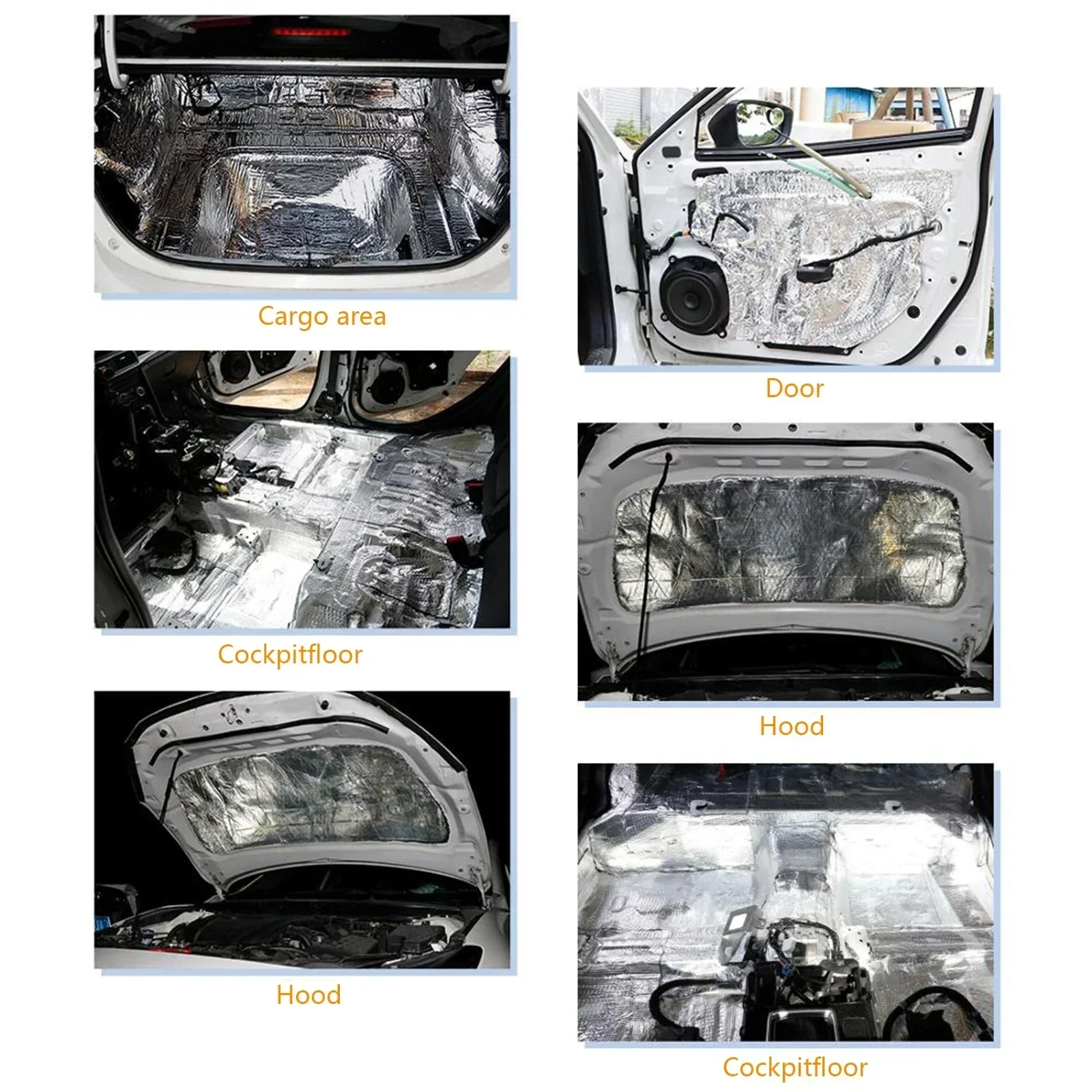 2000*500/250*400mm 5/10mm Tapp - Car Audio Sound Deadening Mat recensione e prezzo