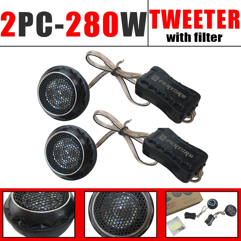 Tweeter per Auto da 280W (2 pz - Car Audio Tweeter Silk Dome recensione e prezzo