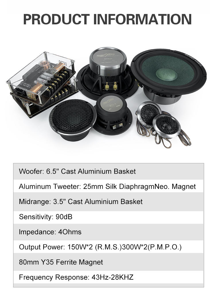 ZM-NK-ET653 Altoparlante Compo - Car Audio Component Speaker 6.5 recensione e prezzo