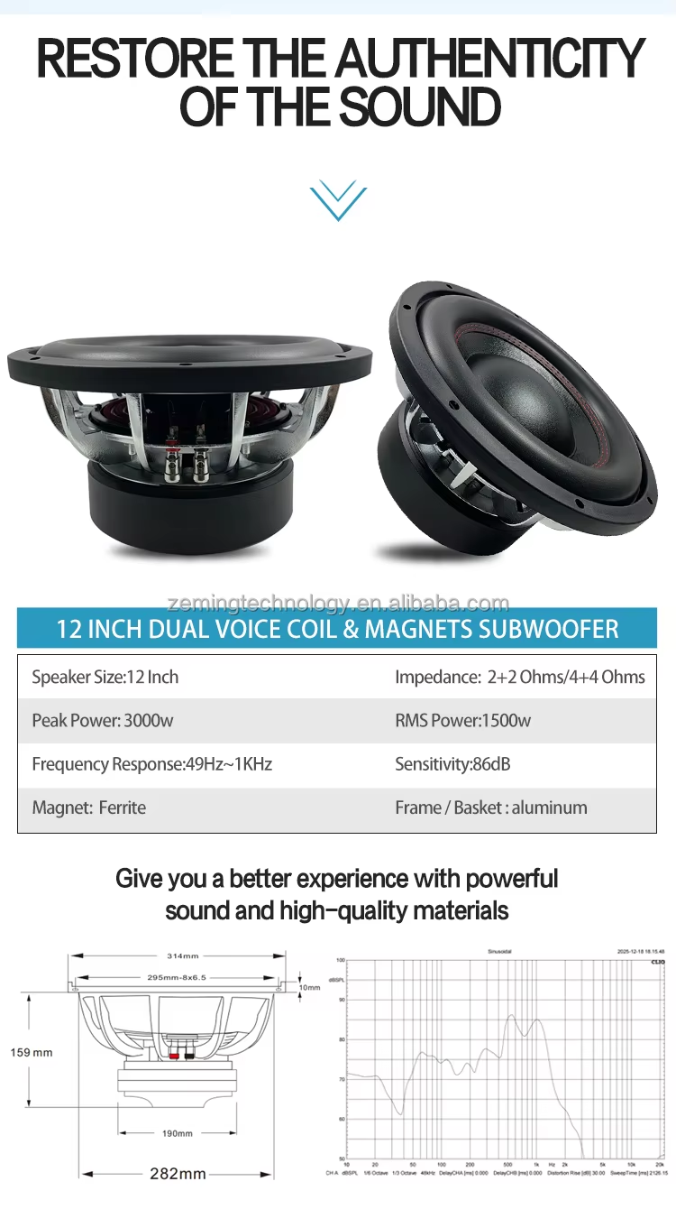 Subwoofer per Auto da 12 Polli - Car Subwoofer 12 Inch 1500W recensione e prezzo