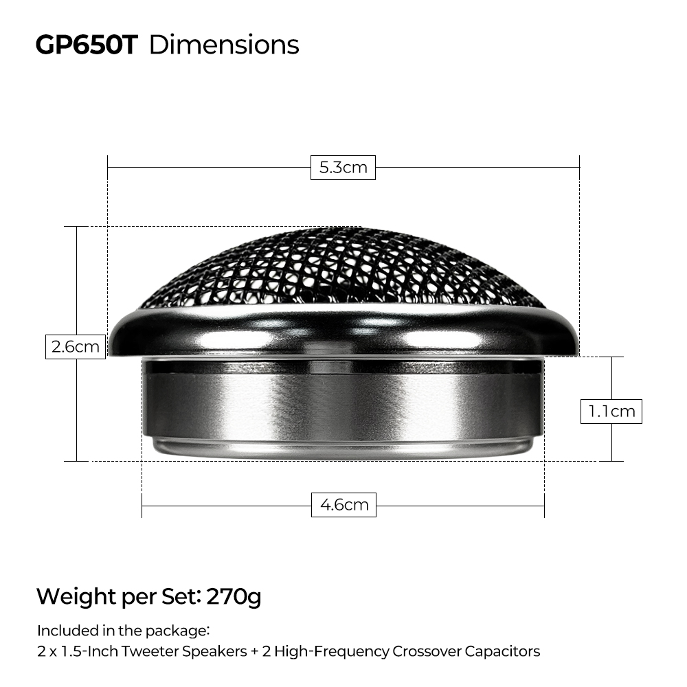 Tweeter per altoparlante stere - Car Audio Tweeter Silk Dome recensione e prezzo